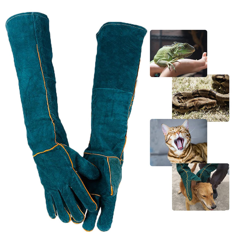 PeSandy Animal Handling Gloves Bite Proof, 60CM Durable Bite Resistant Gloves for Bathing,Grooming,Welding, Handling Dog/Cat/Bird/Snake/Parrot/Lizard/Reptile- Scratch/Bite Resistant Protection Gloves - BeesActive Australia