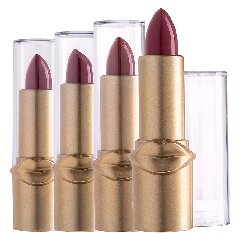 Nicole Miller Lipstick Collection- 4 Piece Lipstick Set in Pink Colors - BeesActive Australia