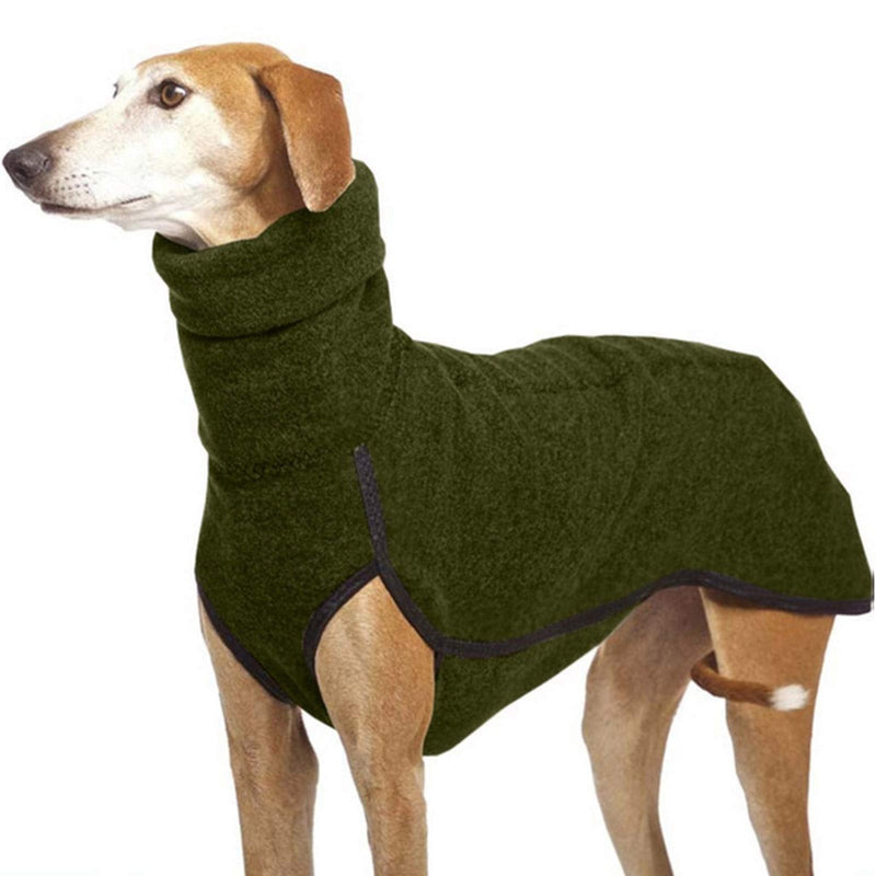 Esobo Warm Pet Clothes Winter Dog Coat Soft Shirt Vest for Small Medium Large Dogs X-Large Green - BeesActive Australia