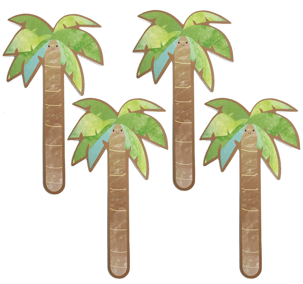 Cute Palm Tree Nail Files 4pcs/lot Double-Sided Nail File Emery Board Set 4 Pack Hawaii Souvenir - BeesActive Australia