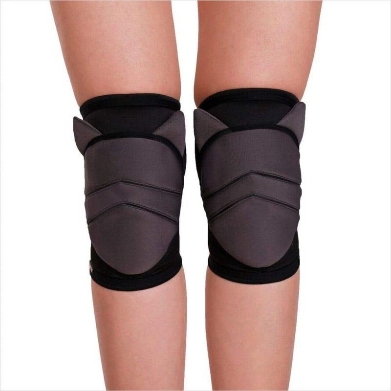 Queen Wear – Dark Kitty – Pole Dance Knee Pads – Perfect Woman Protection for Ballet Modern Dance and Indoor Sports Small - BeesActive Australia