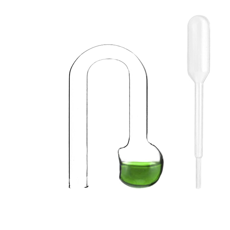 IAFVKAI Glass CO2 Drop Checker Aquarium Hang On CO2 Monitor CO2 Detector for Aquarium Planted Tank - BeesActive Australia