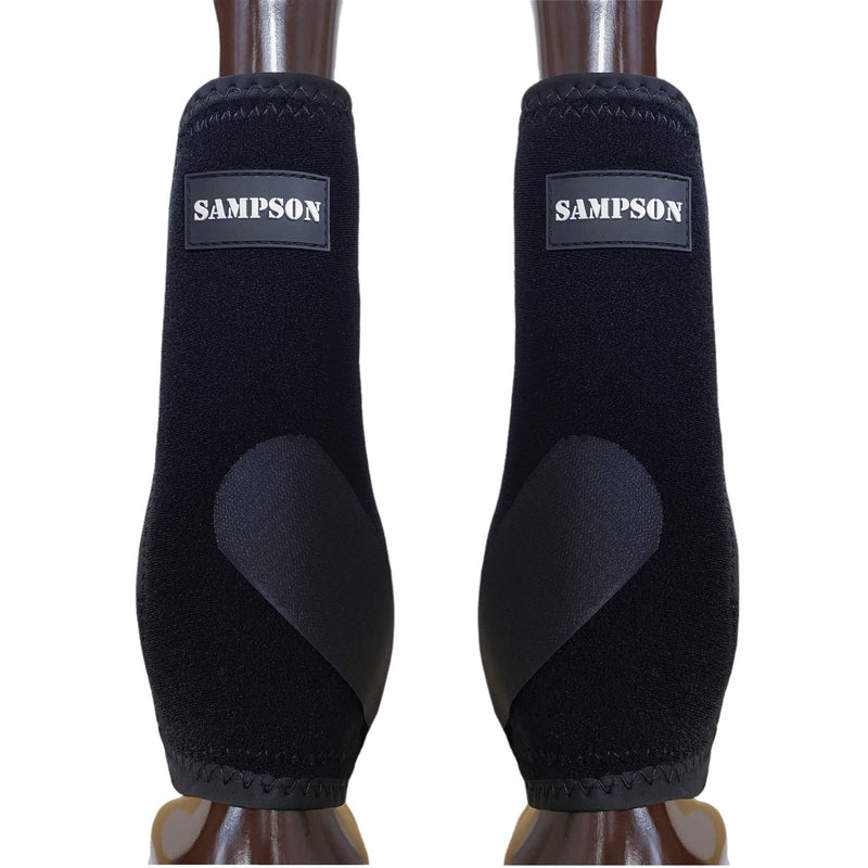 sampson Horse Boots,Multi-Purpose Splint Boots for Horses with Shock-Absorbing Memory Foam,Superior Protection and Comfortable Fit Black Large - BeesActive Australia