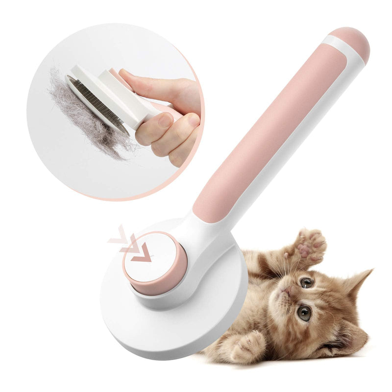 Cat Grooming Brush, Baytion Self Cleaning Cat Brushes for Dogs Cats for Long Haired & Short Hair Gently to Remove Loose Undercoat, Mats Tangled - BeesActive Australia