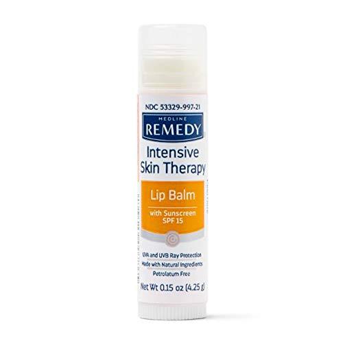 Medline Remedy Intensive Skin Therapy With Spf 15 Lip Balm, Moisturizes, Protects, All Natural Ingredients, (Pack of 1) - BeesActive Australia