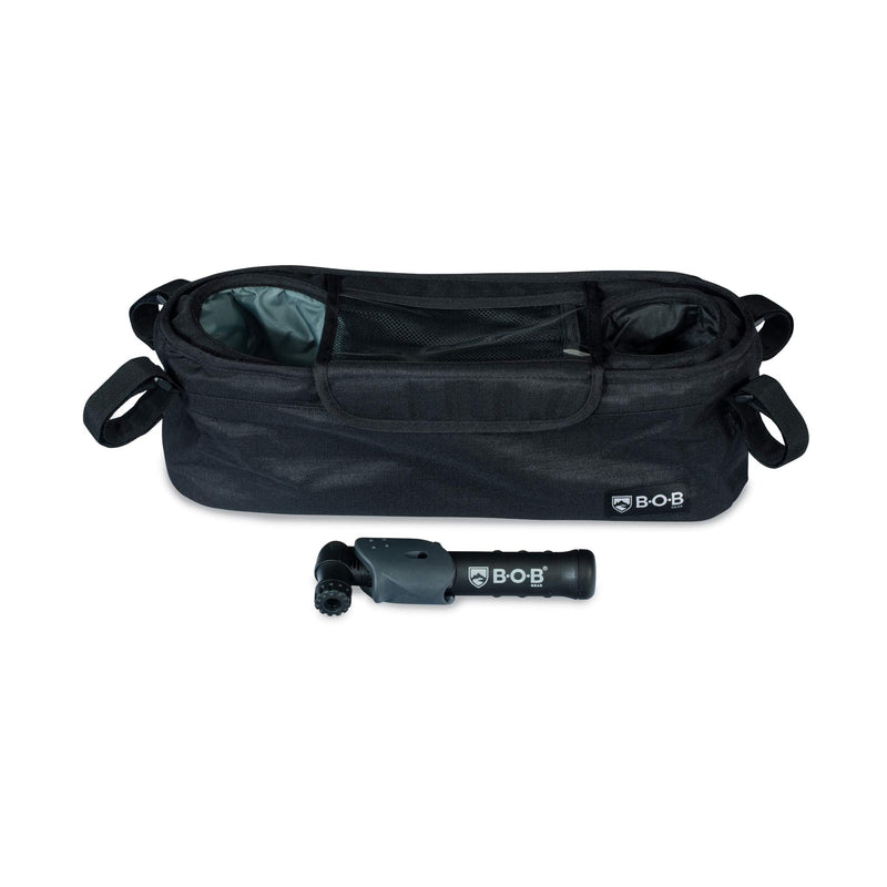 BOB Gear Deluxe Handlebar Console with Tire Pump for Single Jogging Strollers, Black - BeesActive Australia