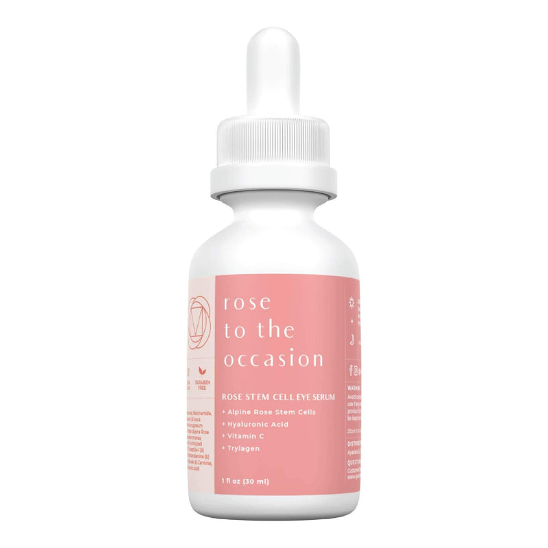 Ayadara Rose to the Occasion Rose Stem Cell Eye Serum (1 fl oz), Trylagen, Hyaluronic Acid, Vitamin C to Reduce Dark Circles, Puffiness, Under Eye Bags, Crows Feet Wrinkles & Fine Lines, Men & Women - BeesActive Australia