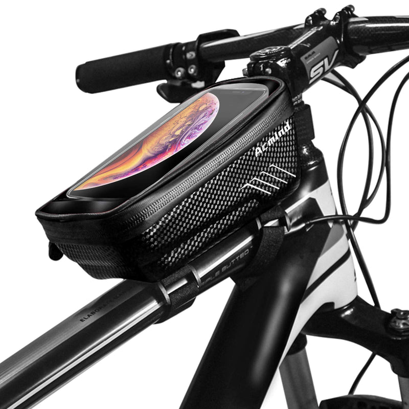Acmind Bike Phone Mount Bag, Waterproof Bike Frame Handlebar Bag, Bicycle Top Tube Cycling Accessories with Waterproof Touch Screen Phone Case - BeesActive Australia