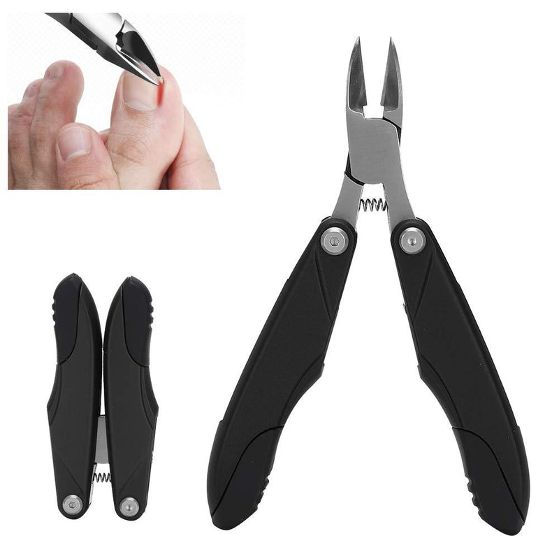 Cuticle Nipper, 25 Degrees Designs Stainless Steel Cuticle Scissors with Elastic Mechanical Spring, Help Remove Dead Skin Calluses(#1) #1 - BeesActive Australia