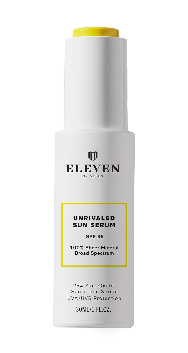 EleVen by Venus Williams - Natural Unrivaled Sun Serum SPF 35 Mineral Sunscreen | Clean, Reef-Safe, Cruelty-Free, Vegan (1 fl oz | 30 ml) - BeesActive Australia