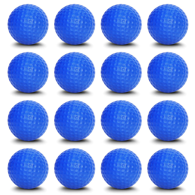 CHAMPKEY Practice Foam Golf Balls 16 Pack | Limited Flight Golf Balls | True Spin and Feel Training Balls Ideal for Indoor and Outdoor Training Blue - BeesActive Australia