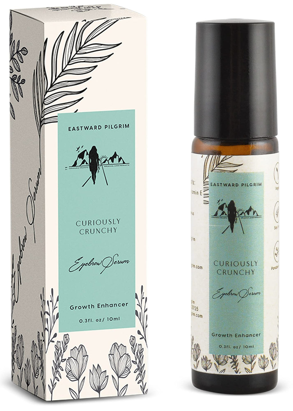 Eastward Pilgrim All-Natural Eyebrow & Lash Serum – Natural Brow & Lash Growth – Minimal Formula to Naturally and Healthily Hydrate – No Silicon, Parabens or Other Harsh Chemicals –- 10mL - BeesActive Australia