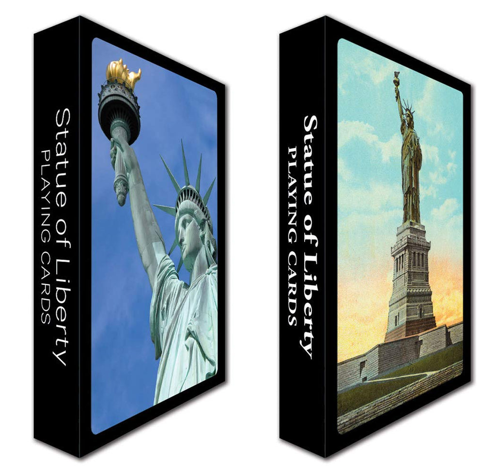 Pigment & Hue Bundle of 2 National Monument Playing Card Decks Statue of Liberty - BeesActive Australia