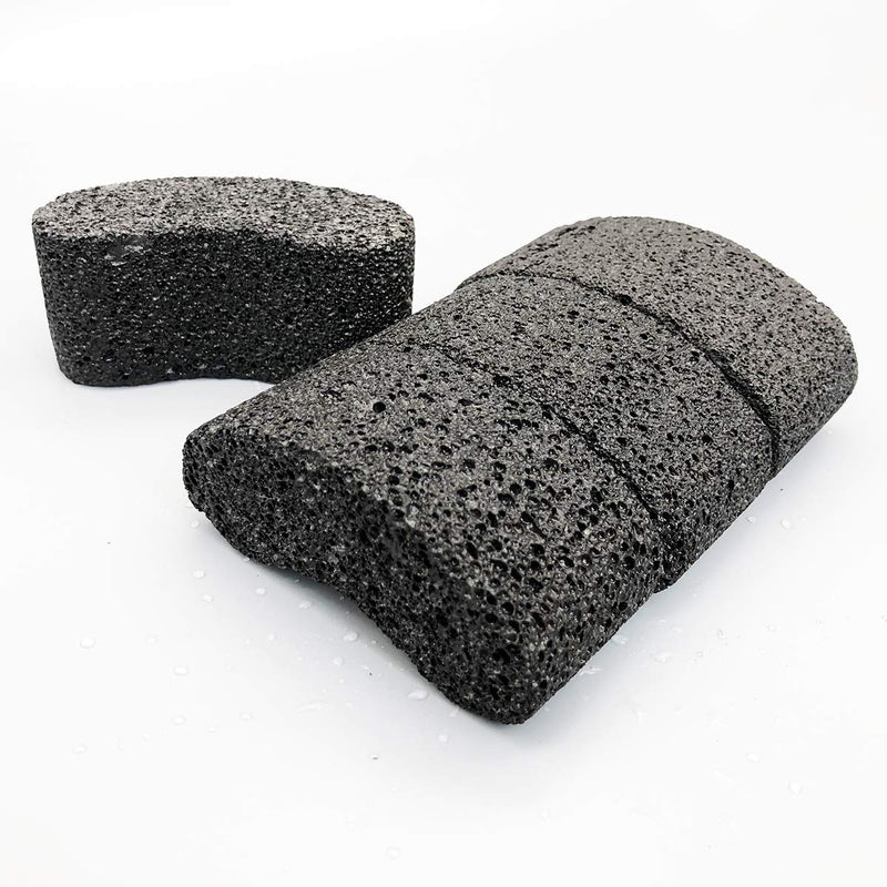 Bicrops Natural Lava Pumice Stone, Pedicure Tool, Hard Callus Dead Skin Remover, Foot File For Exfoliation & Fine Foot Scrubber for Smoothing & Softening Skin. (4 Pieces) 4 Pieces - BeesActive Australia