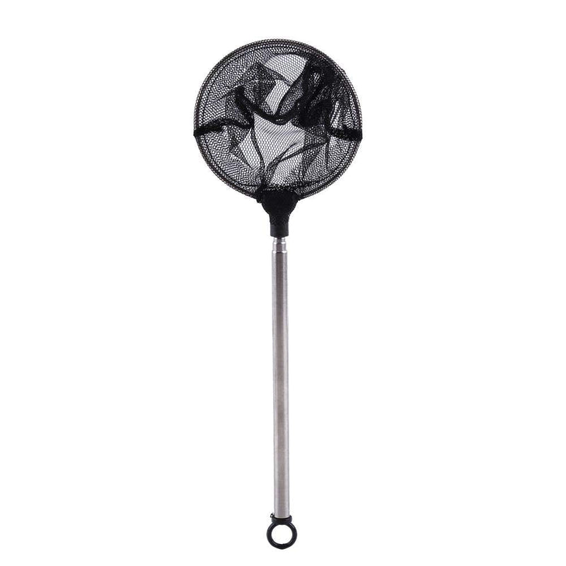 Zerodis Aquarium Mini Adjustable Mesh Net, Fish Tank Mini Fishes Shrimps Landing Net Adjustable Telescopic Long Handle Small Fish Catcher Round - BeesActive Australia