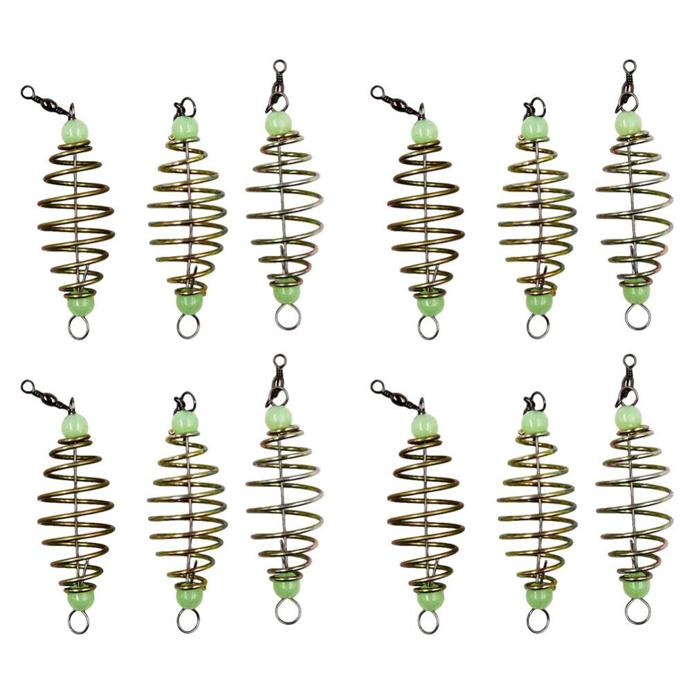 24Pcs Fishing Bait Trap Cage Feeder Basket Holder Coarse Lure Feeder Carp Lure Fish Accessories - BeesActive Australia