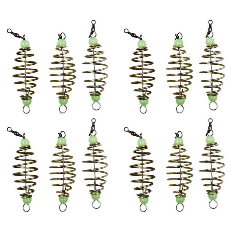 24Pcs Fishing Bait Trap Cage Feeder Basket Holder Coarse Lure Feeder Carp Lure Fish Accessories - BeesActive Australia