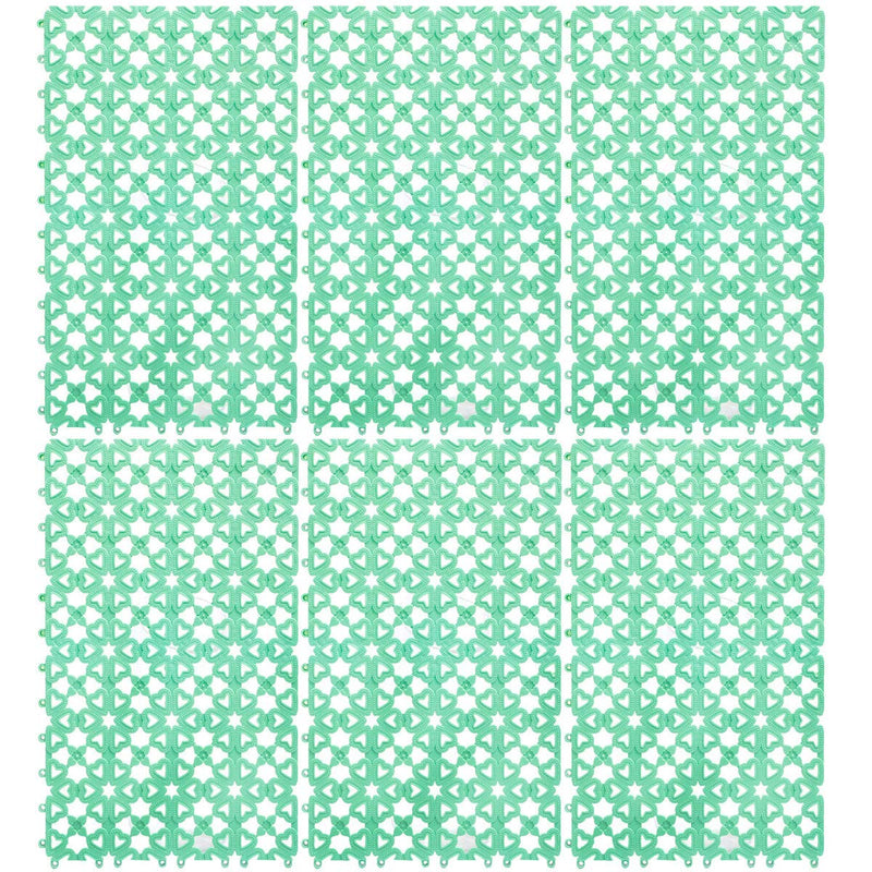 Hamiledyi Rabbit Cage Mats Floor Plastic Feet Pads Mat for Pet Cats Dogs Bunny Hamster Rat Chinchilla Guinea Pig 6pcs - BeesActive Australia