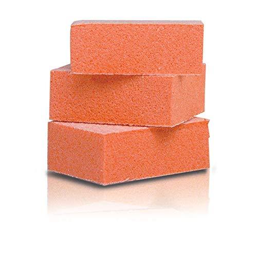Orange 126Pcs 2 Sided 80/80 Grit Sanding Nail Disposable Mini Small Buffer Blocks - BeesActive Australia
