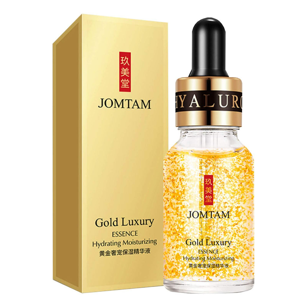 JOMTAM 24K Gold Luxury Essence Hydrating Moisturizing Sodium Hyaluronate Repair Nourishing Elastic Body Lotion Glycerin 15ML - BeesActive Australia