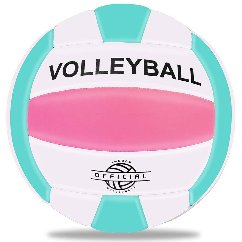 Super Soft Volleyball Beach Volleyball Official Size 5 for Outdoor/Indoor/Pool/Gym/Training Premium Volleyball Equipment Durability Stability Sports Ball - BeesActive Australia
