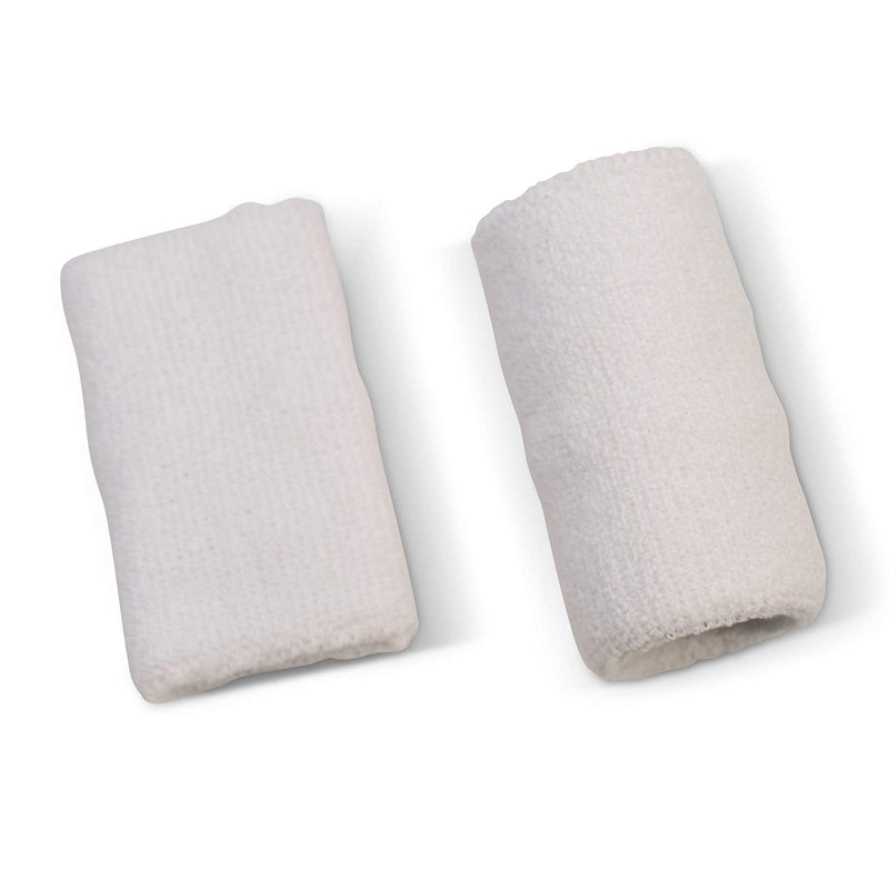 US Glove Cotton Sports Wristband - Golf Accessories for Men & Women - 2 PCS Moisture Wicking Athletic Cotton Terry Cloth Sweatband for Gymnastics - Wrist Bands for Working Out 4.5 inch White - BeesActive Australia