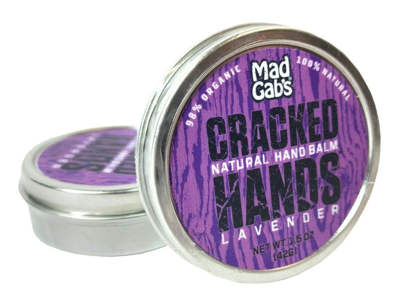 Mad Gab's Lavender All Natural Hand Balm Organic Daily Moisturizer 2-Pack | Hydrate & Rejuvenate | Cracked, Dry & Irritated Hands - BeesActive Australia