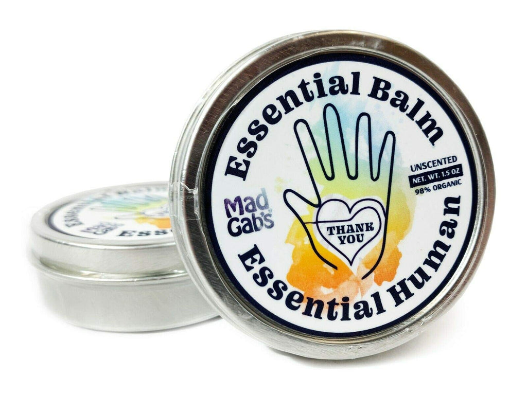 Mad Gab's The Essential Hand Balm, 2-Pack Natural & Organic Balm, Unscented | Hydrate & Rejuvenate | Cracked, Dry & Irritated Hands - BeesActive Australia