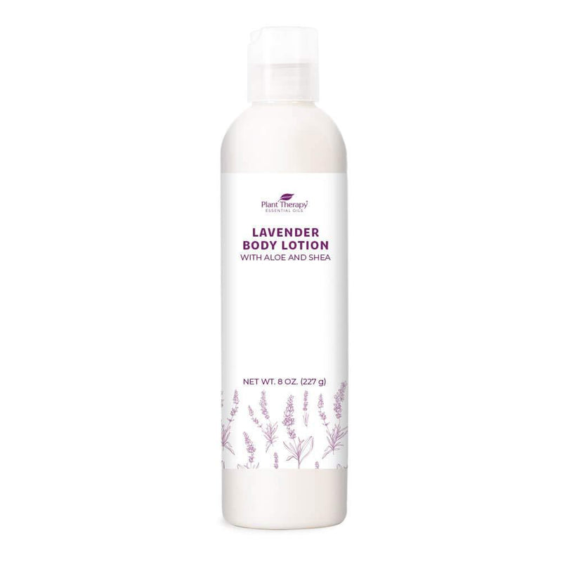 Plant Therapy Lavender Body Lotion with Aloe and Shea, Hydrate and Nourish Skin with Botanical Ingredients, 8 oz - BeesActive Australia