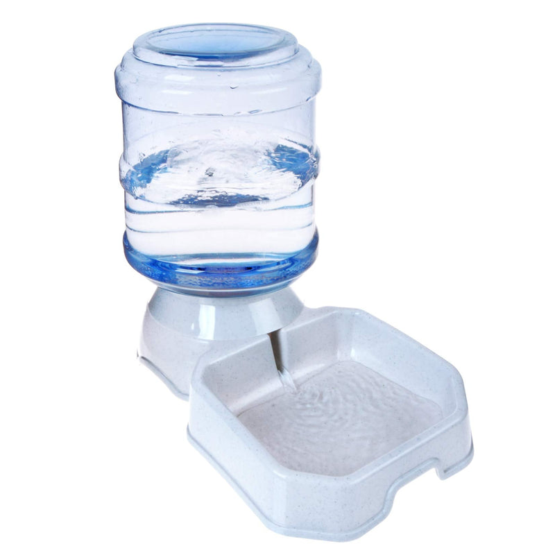 Pet Water Dispenser Station - 1 Gal Replenish Pet Waterer for Dog Cat Animal Automatic Gravity Water Drinking Fountain Bottle Bowl Dish Stand - BeesActive Australia