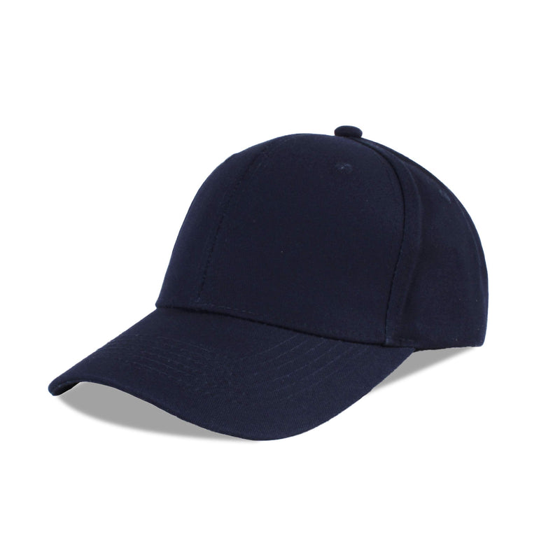 LANGZHEN Unisex Baseball Cap 100% Cotton Fits Men Women Washed Denim Adjustable Dad Hat Structured-navy Large - BeesActive Australia