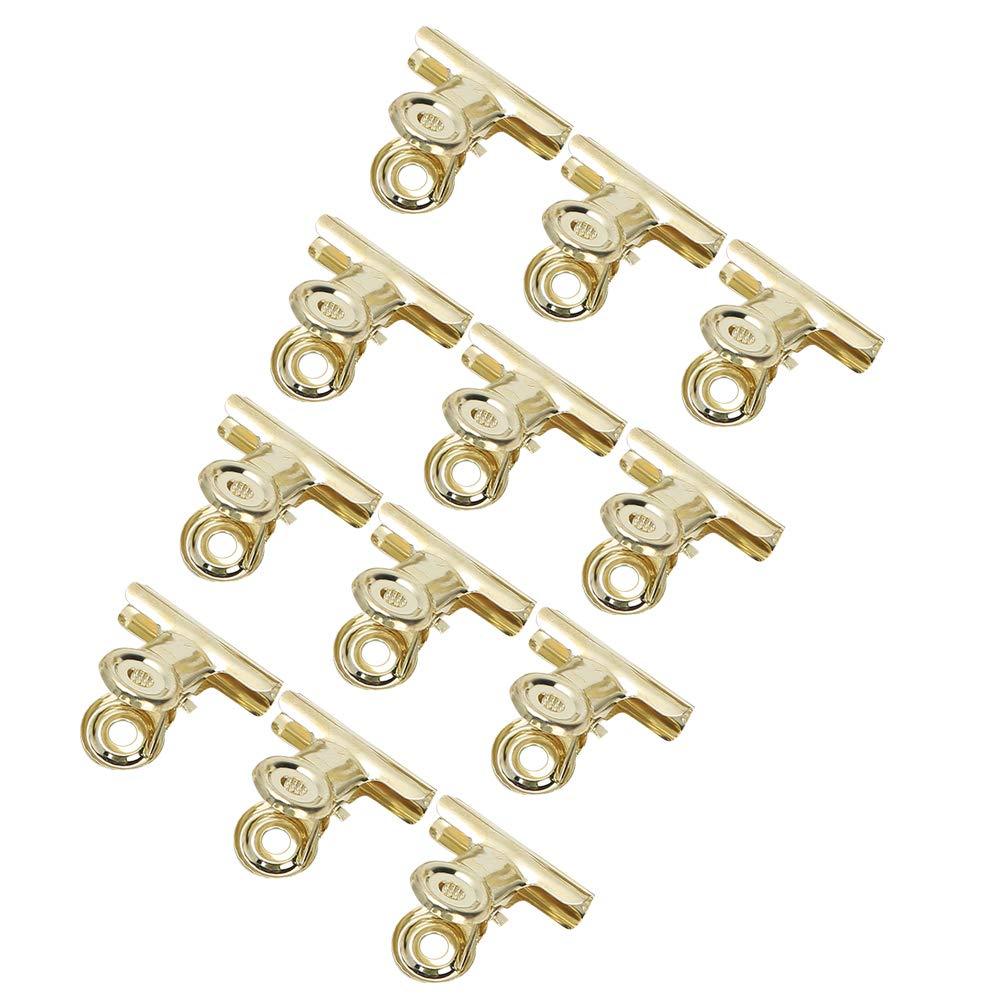 【2021 New Year's Special】Nail Pinching Clips, Nail Art Clip, Standard Size Nail Maintenance Nail Lovers for Nail Salon Professional Manicurist(Golden) Golden - BeesActive Australia