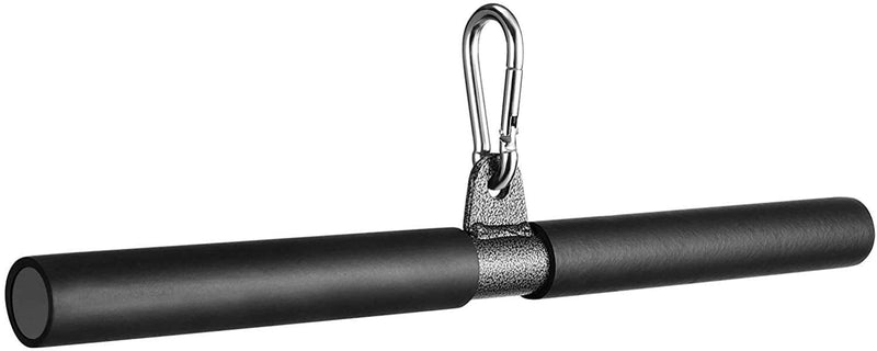SENTOP DIY Straight Bar, Bicep Pull Bar with Soft Hand Grips Weight Machine Accessories Straight Bar for Home Gym Workout With Buckle - BeesActive Australia