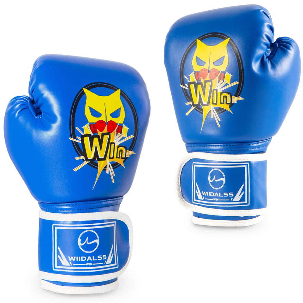 Kids Boxing Gloves, Boxing Gloves for Kids 5-12, Youth Boxing Gloves for Punching Bag Kickboxing Muay Thai, red Blue Black - BeesActive Australia