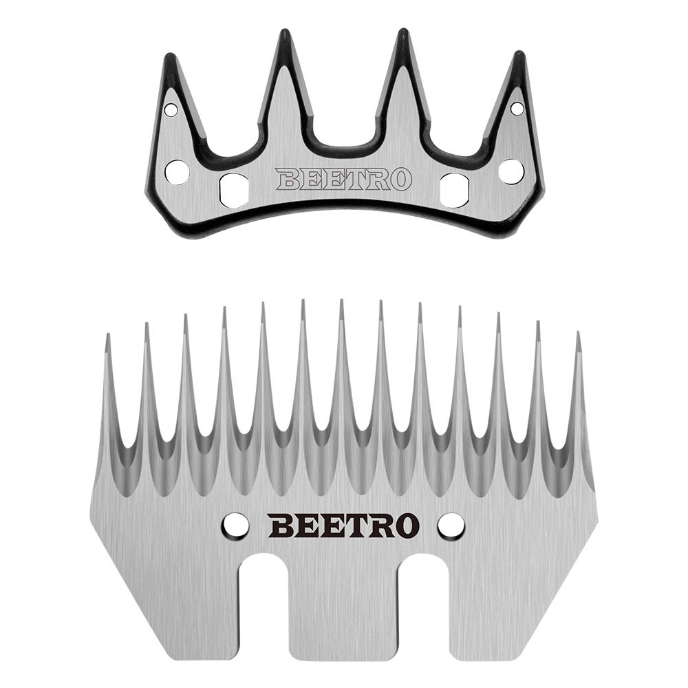 BEETRO Sheep Shears Replacement Blades, Professional 13-Tooth Stainless Steel Clipper Blades for Sheep Alpacas Goats and More - BeesActive Australia