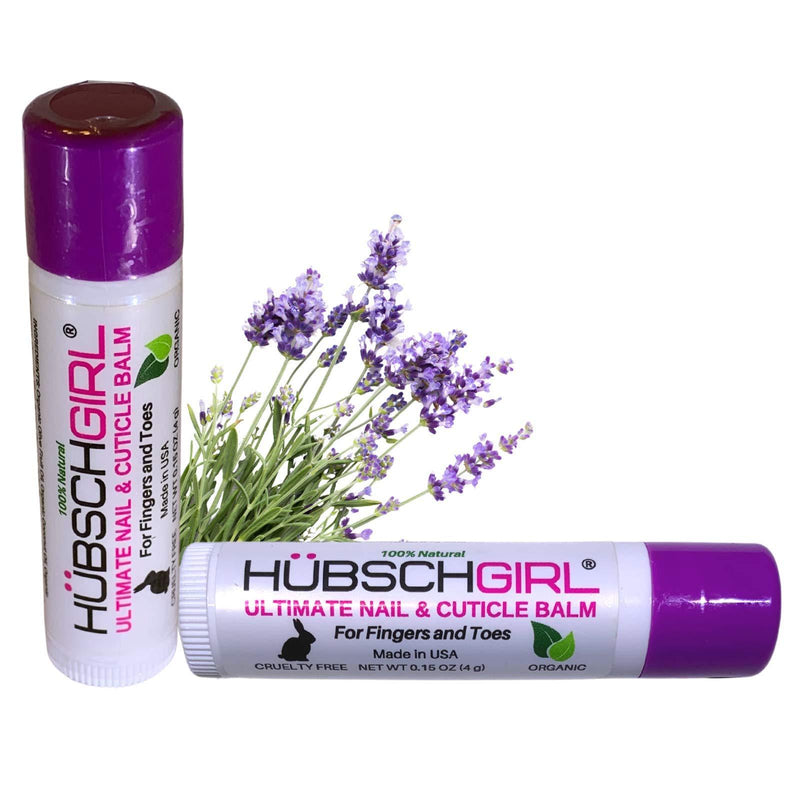 HÜBSCH GIRL Ultimate Nail & Cuticle Balm for Fingers & Toes Nail Cream Cuticle Oil to Nourish, Condition, Soothe, & Moisturize - Manicure Nail Oil with all Natural Ingredients for Cuticle Care (1 Unit) 1 Unit - BeesActive Australia