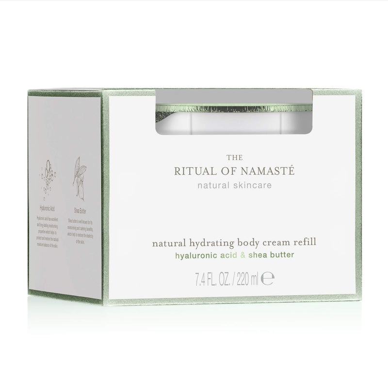 RITUALS The Ritual of Namaste Natural Hydrating Body Cream Refill with Hyaluronic Acid and Shea Butter - 7.4 Fl Oz - BeesActive Australia