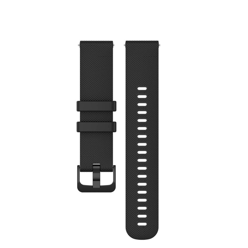 LOKEKE for Garmin Forerunner 745 Replacement Wrist Band - Replacement Silicone Wrist Watch Band Strap with QucikFit for Garmin Forerunner 745(Silicone Black) - BeesActive Australia