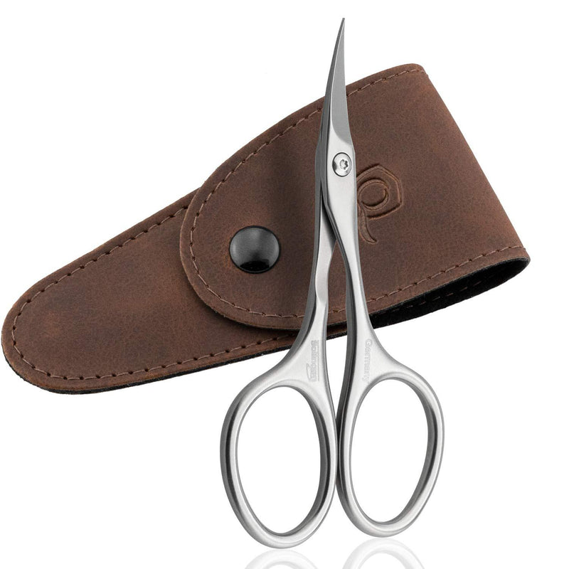 marQus INOX Cuticle Scissors extra fine curved Scissors extra sharp in handy case, Precision Scissors, Nail Scissors Germany - Pedicure Beauty Grooming Kit for Nail, Eyebrow, Eyelash, Dry Skin - BeesActive Australia