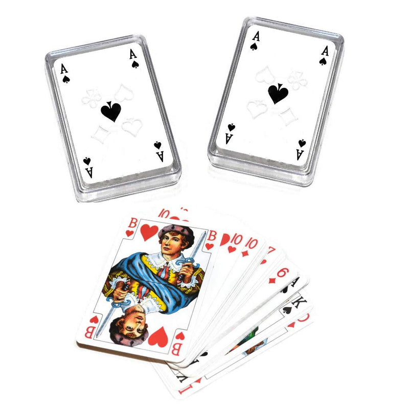 2 Decks Set Russian Classic Durak Card Game Play 36 Playing Cards in Deck Plastic Case Дурак Игральные Карты - BeesActive Australia
