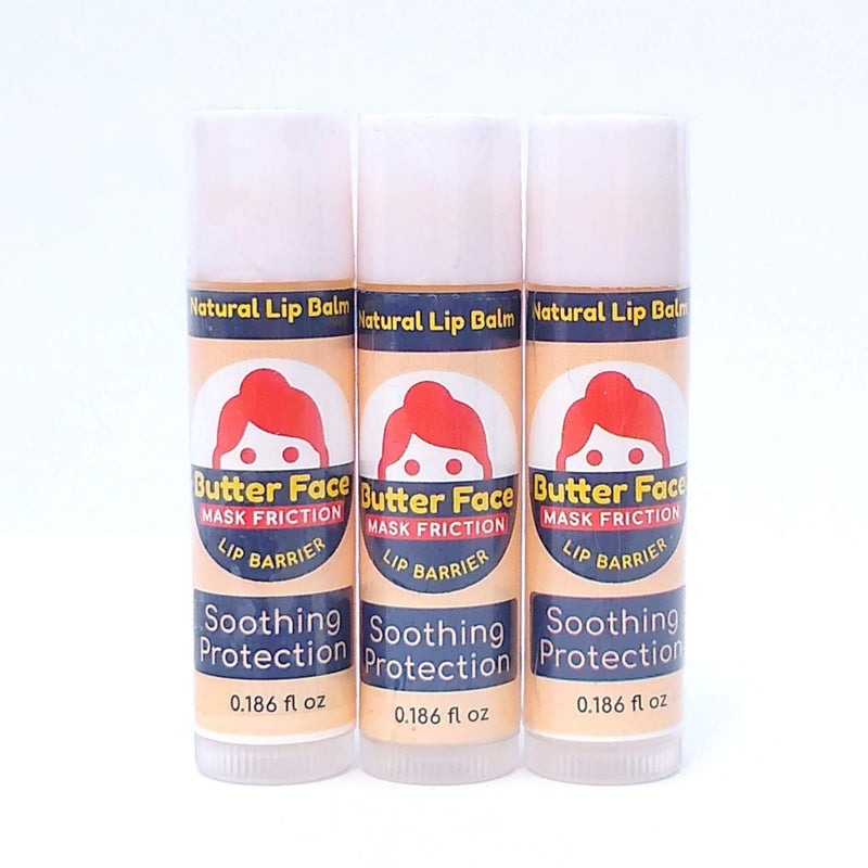 100% Natural Lip Balm by ButterFaceUSA | Lip Barrier for Mask Friction | The Original Lip Balm for Mask Wear & Face Coverings | Argan & Cocoa Butter Healing Formula - BeesActive Australia