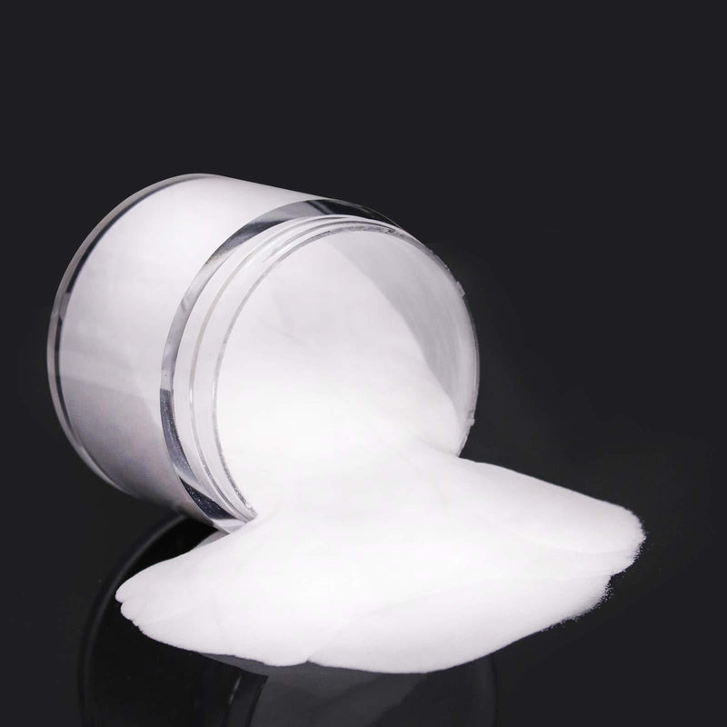 Vludiss 2oz Acrylic Powder Healthy Natural Nail,Clear Nail Acrylic Dipping Powder System (White Color) White - BeesActive Australia