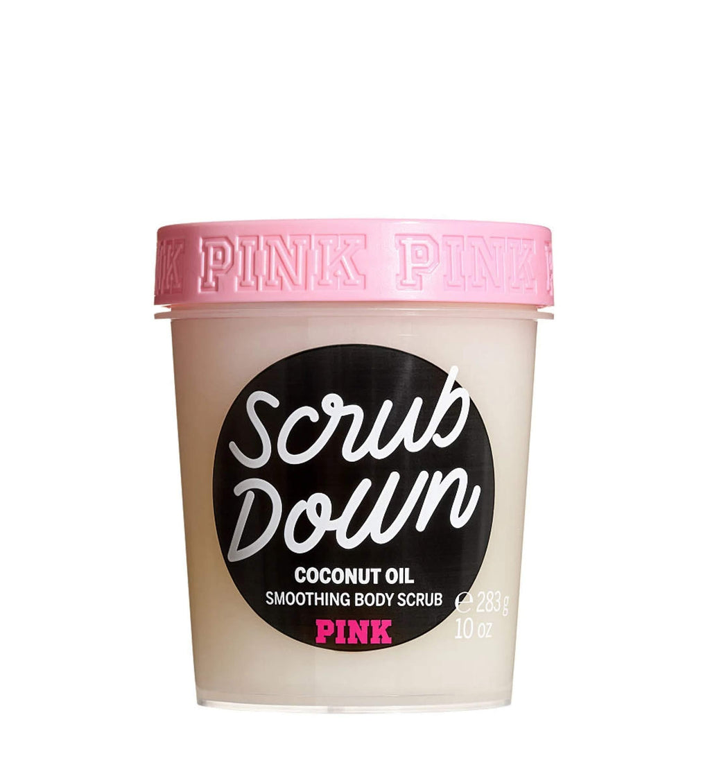 Pink Scrub Down Coconut Oil Smoothing Body Scrub 10 oz - BeesActive Australia