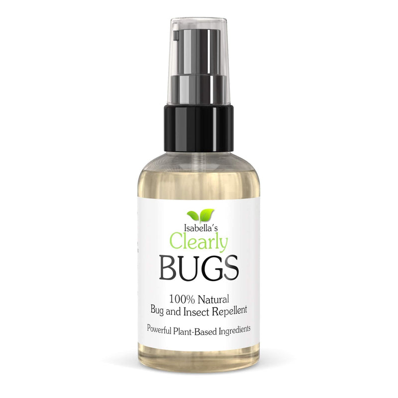 Isabella's Clearly BUGS I A Blend of Natural Essential Oils to Keep Bugs Away I Lavender, Cedarwood, Tea Tree, Lemongrass I Non Toxic for Adults and Kids I Vegan and Cruelty Free I Made in USA (4 Oz) - BeesActive Australia