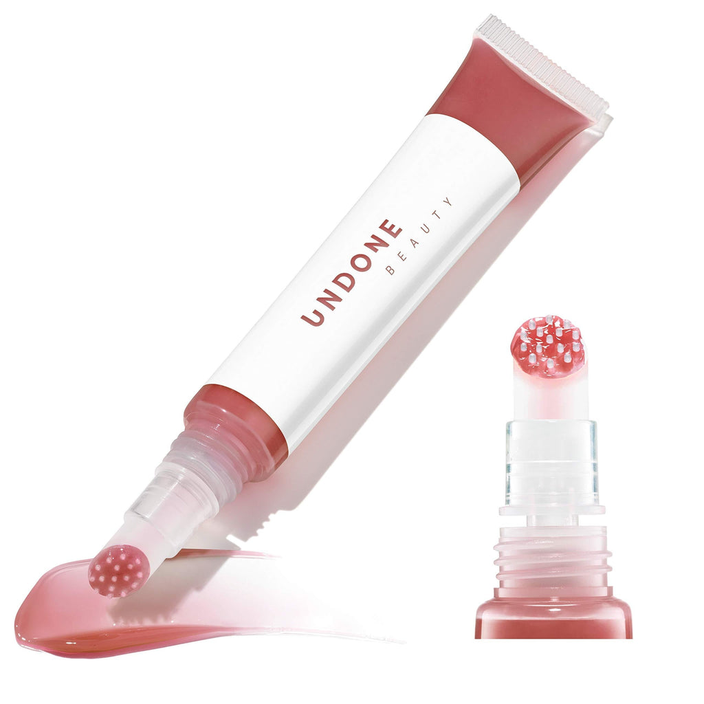 Moisturizing Sheer Balm Lip Tint with Exfoliating Tip for Gentle Dry Skin Removal – UNDONE BEAUTY Lip Life. Natural Shea, Jojoba & Rose Hip for Lip Smoothing. Colorless Non-Sticky Gloss. NATURAL BEIGE - BeesActive Australia