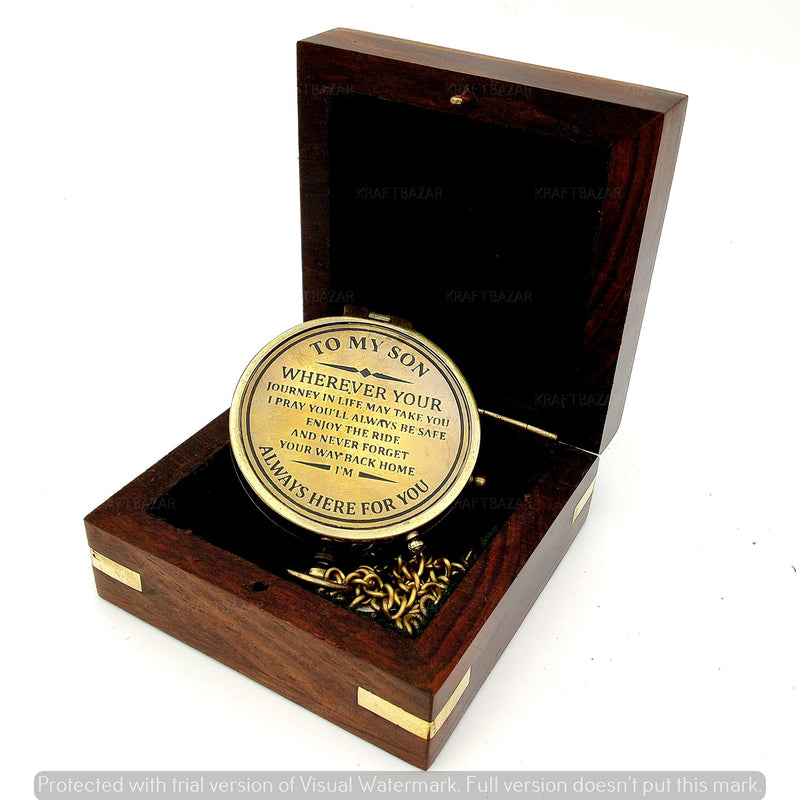 JUNZALINAUTIC You are Braver Than You Believe,to My Son Compass,My Son,to My Son,Son from Dad,Gift for Son,Father Son Gift,Mother Son Gift,Love Mom,Son from Mom, Love Dad - BeesActive Australia