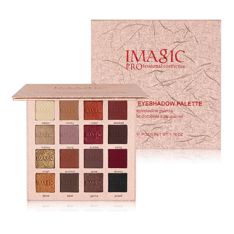 FANICEA Eyeshadow Palette Matte Shimmer Neutral High Pigmented 16 Colors Natural Soft Custom Eyes Makeup Kit Long Lasting Waterproof Colorful Powder with Mirror for Daily Party Work Makeup 16 Colors Eyeshadows Palette - BeesActive Australia