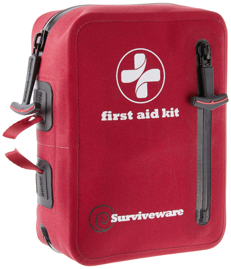 Surviveware Waterproof Premium First Aid Kit for Cars, Boats, Trucks, Hurricanes, Tropical Storms and Outdoor Emergencies - Small Kit - 100 Piece - BeesActive Australia