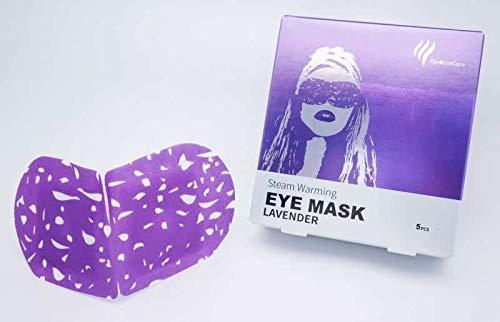 TheMoreCare Lavender Eye Masks for Dark Circles and Puffiness Disposable Soothing Headache Relief Dry Eyes, Stress Relief Relief Eye Fatigue (Steam Eye Mask- 5Pcs) - BeesActive Australia
