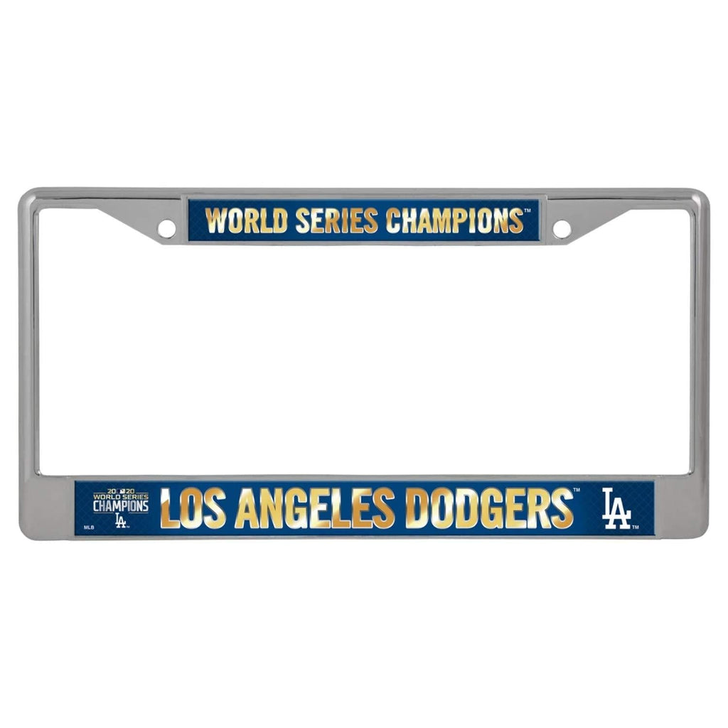 Rico 2020 Los Angeles “LA” Dodgers World Champions Chrome Frame, WS Baseball Fan License Plate - BeesActive Australia